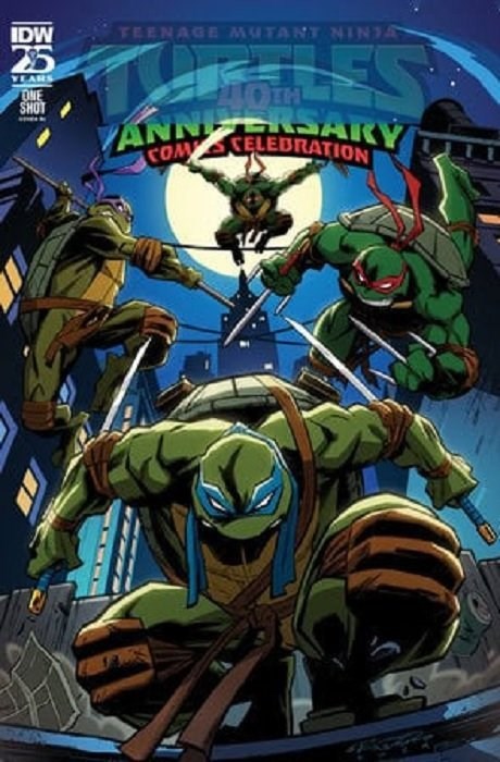 TEENAGE MUTANT NINJA TURTLES: 40TH ANNIVERSARY COMICS CELEBRATION #1-RI-D