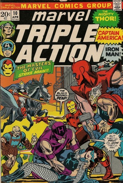 MARVEL TRIPLE ACTION #10