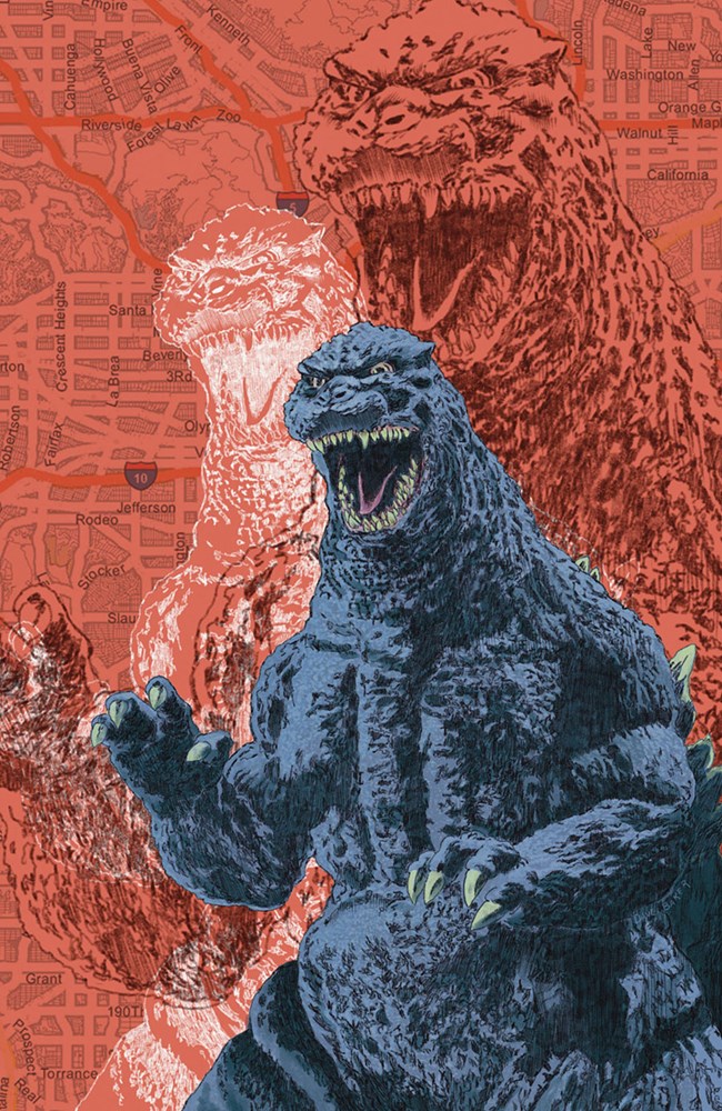 GODZILLA VS. LOS ANGELES #1-RI-B