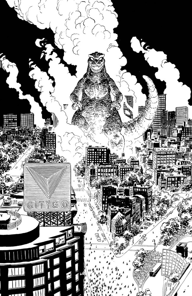 GODZILLA VS. AMERICA: BOSTON #1-RI-B