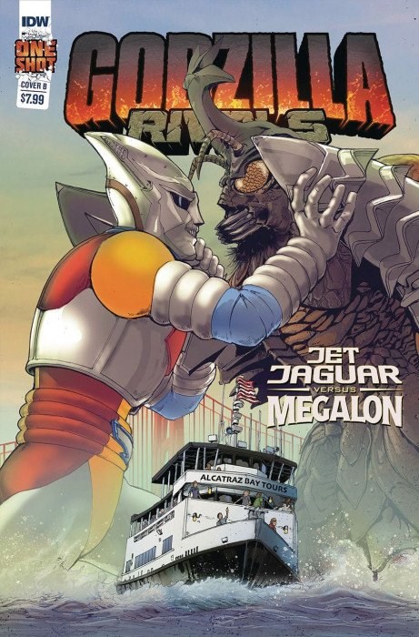 Godzilla: Rivals - Jaguar vs. Megalon #1B