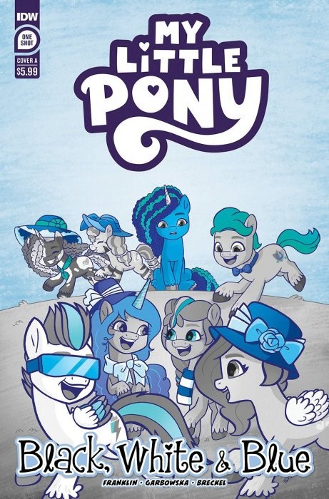 MY LITTLE PONY: BLACK, WHITE & BLUE #1