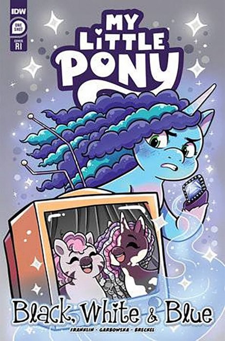 MY LITTLE PONY: BLACK, WHITE & BLUE #1-RI