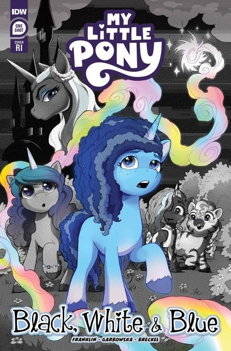MY LITTLE PONY: BLACK, WHITE & BLUE #1-RI-B