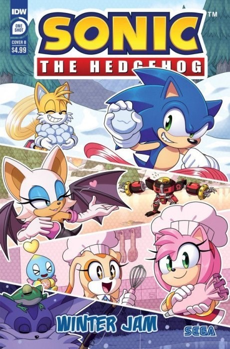 SONIC THE HEDGEHOG: WINTER JAM #1B
