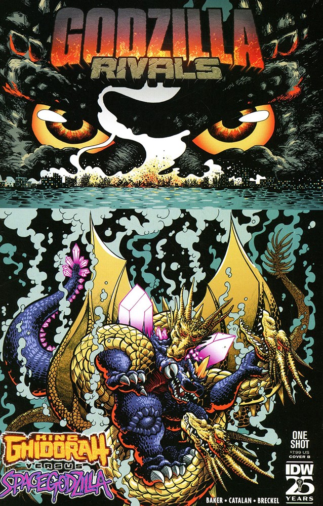 GODZILLA RIVALS: KING GHIDORAH VS. SPACEGODZILLA #1B