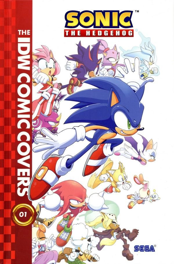SONIC THE HEDGEHOG: THE IDW COMIC COVERS #1