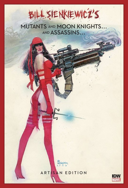 BILL SIENKIEWICZ’S MUTANTS AND MOON KNIGHTS... AND ASSASSINS: ARTISAN EDITION #nn