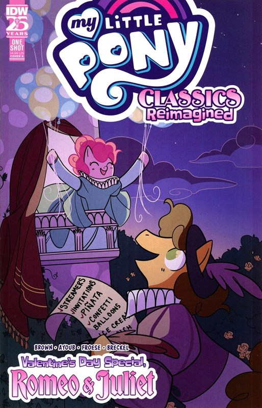 MY LITTLE PONY CLASSICS: REIMAGINED VALENTINE'S DAY SPECIAL - ROMEO AND JULIET #1