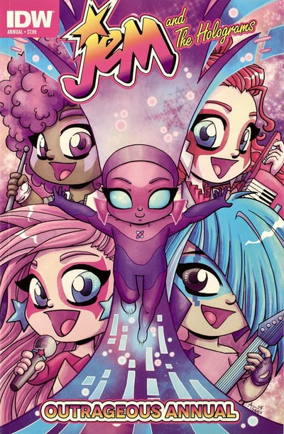 JEM AND THE HOLOGRAMS OUTRAGEOUS ANNUAL 2015 #1