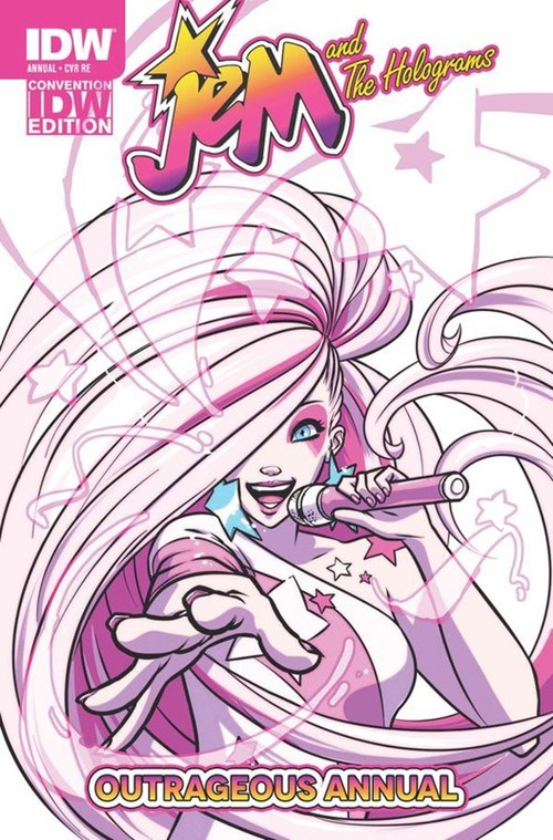 JEM AND THE HOLOGRAMS OUTRAGEOUS ANNUAL 2015 #1-NERDB