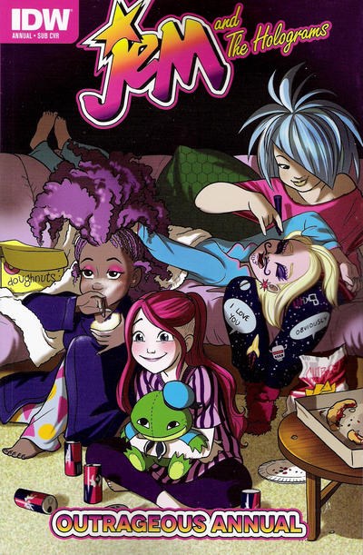 JEM AND THE HOLOGRAMS OUTRAGEOUS ANNUAL 2015 #1-SUB