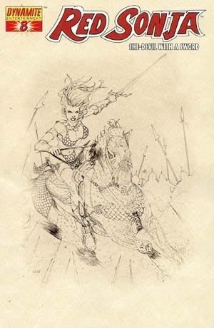 RED SONJA #8-RI-B