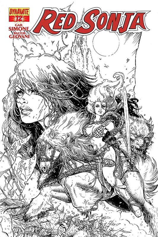 RED SONJA #12-RI-B