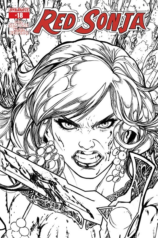 RED SONJA #18D