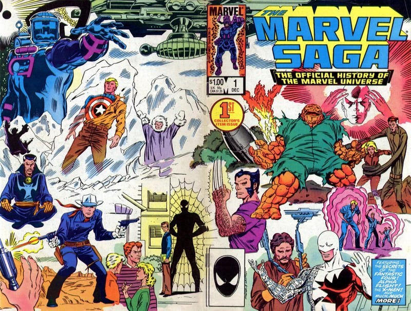 MARVEL SAGA, THE: THE OFFICIAL HISTORY OF THE MARVEL UNIVERSE #1