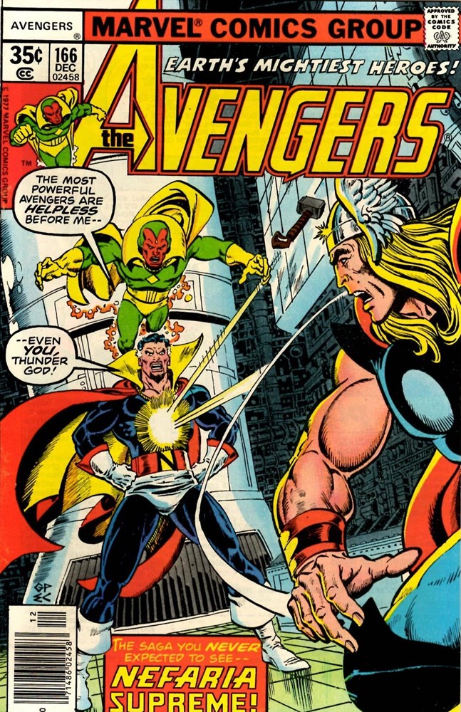 AVENGERS #166