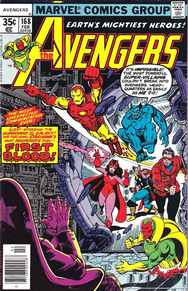 AVENGERS #168