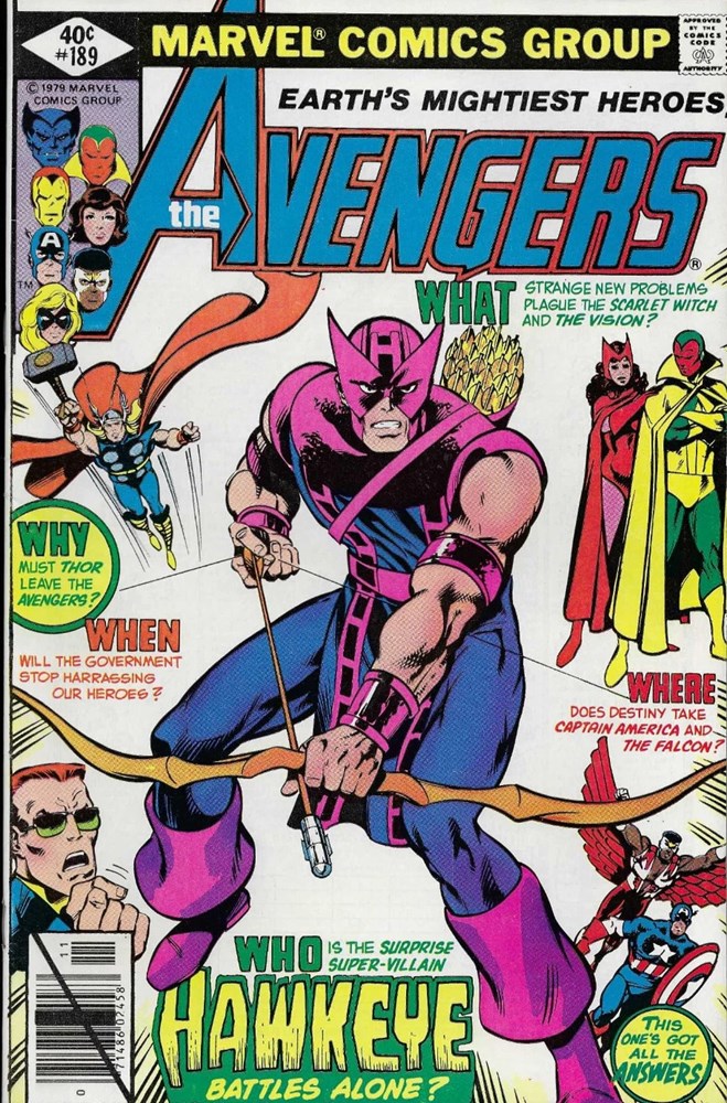AVENGERS #189