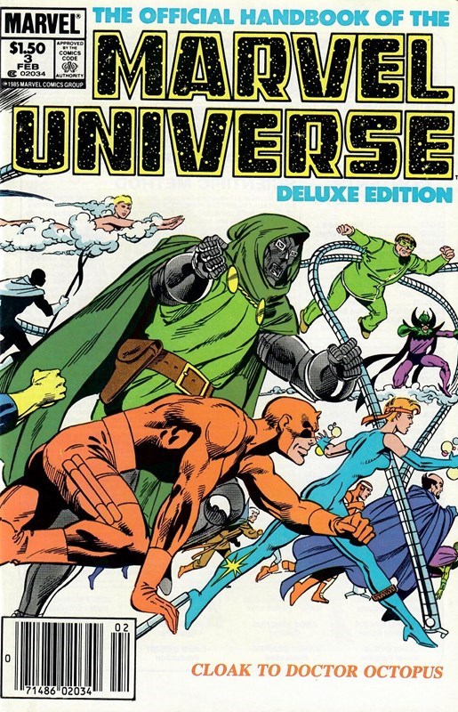 OFFICIAL HANDBOOK OF THE MARVEL UNIVERSE: DELUXE EDITION #3B