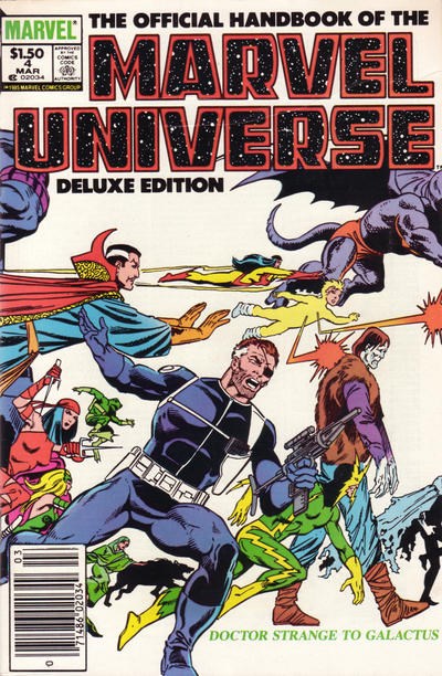 OFFICIAL HANDBOOK OF THE MARVEL UNIVERSE: DELUXE EDITION #4B