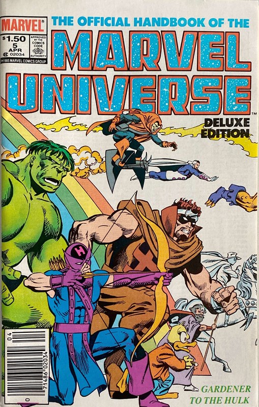 OFFICIAL HANDBOOK OF THE MARVEL UNIVERSE: DELUXE EDITION #5B