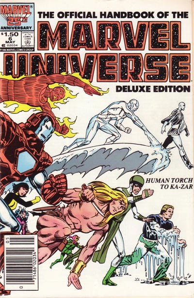 OFFICIAL HANDBOOK OF THE MARVEL UNIVERSE: DELUXE EDITION #6B