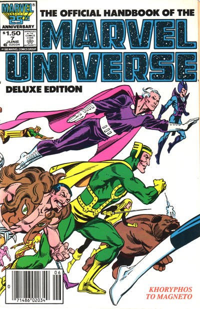 OFFICIAL HANDBOOK OF THE MARVEL UNIVERSE: DELUXE EDITION #7B