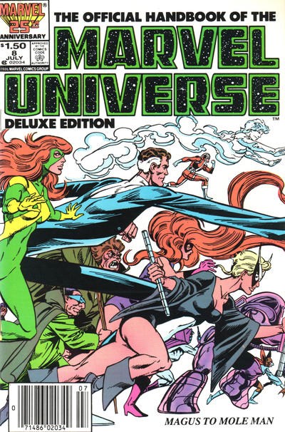 OFFICIAL HANDBOOK OF THE MARVEL UNIVERSE: DELUXE EDITION #8B