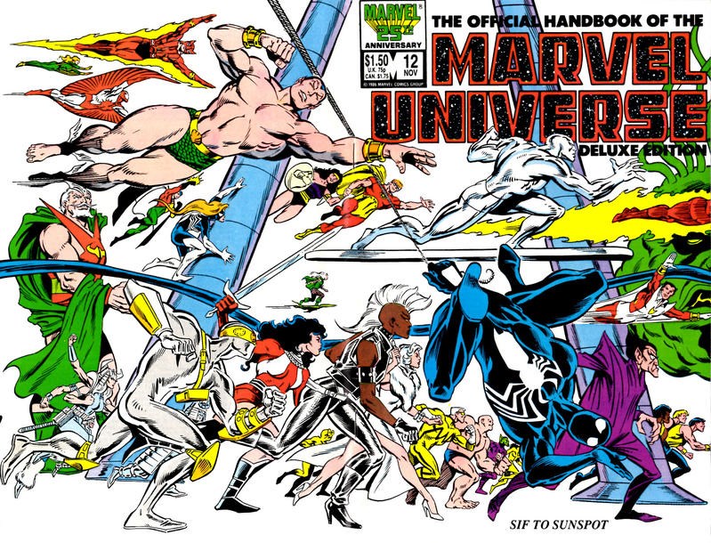 OFFICIAL HANDBOOK OF THE MARVEL UNIVERSE: DELUXE EDITION #12