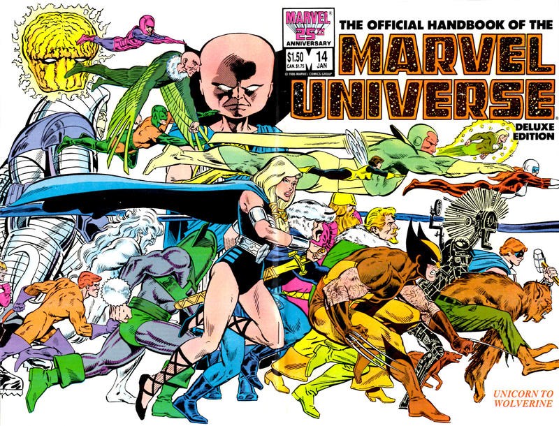 OFFICIAL HANDBOOK OF THE MARVEL UNIVERSE: DELUXE EDITION #14