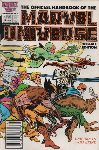 OFFICIAL HANDBOOK OF THE MARVEL UNIVERSE: DELUXE EDITION #14B