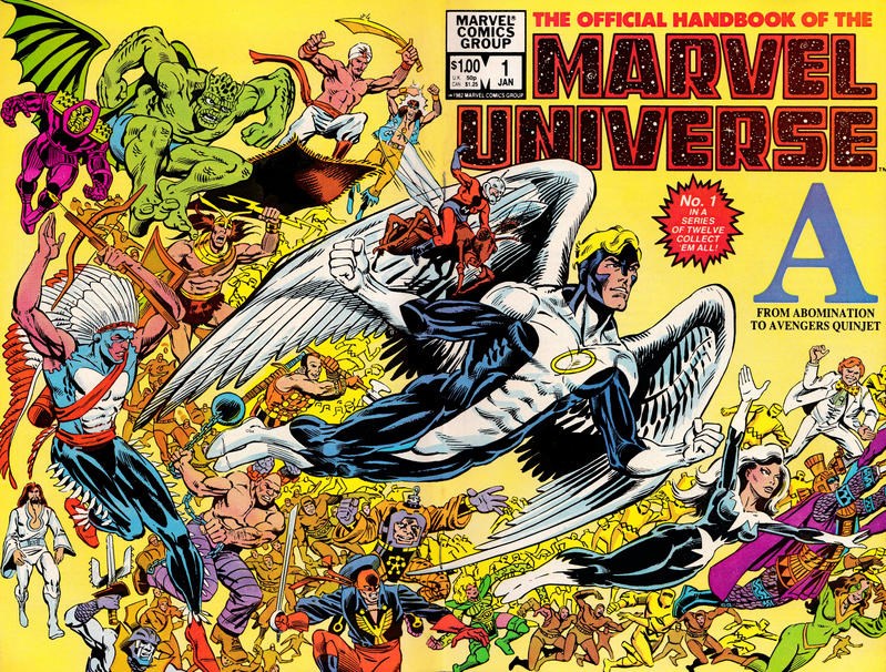 OFFICIAL HANDBOOK OF THE MARVEL UNIVERSE #1