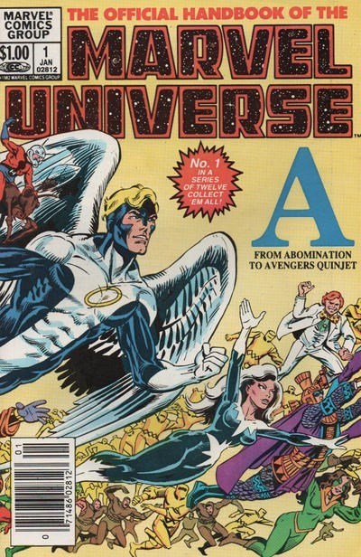 OFFICIAL HANDBOOK OF THE MARVEL UNIVERSE #1B