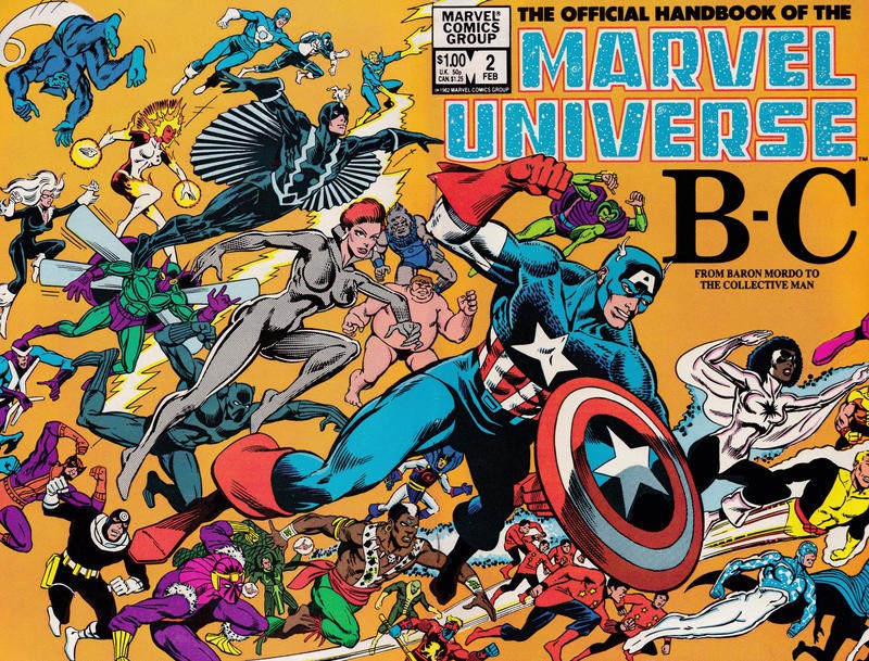 OFFICIAL HANDBOOK OF THE MARVEL UNIVERSE #2