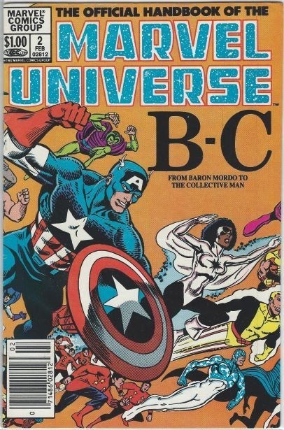 OFFICIAL HANDBOOK OF THE MARVEL UNIVERSE #2B