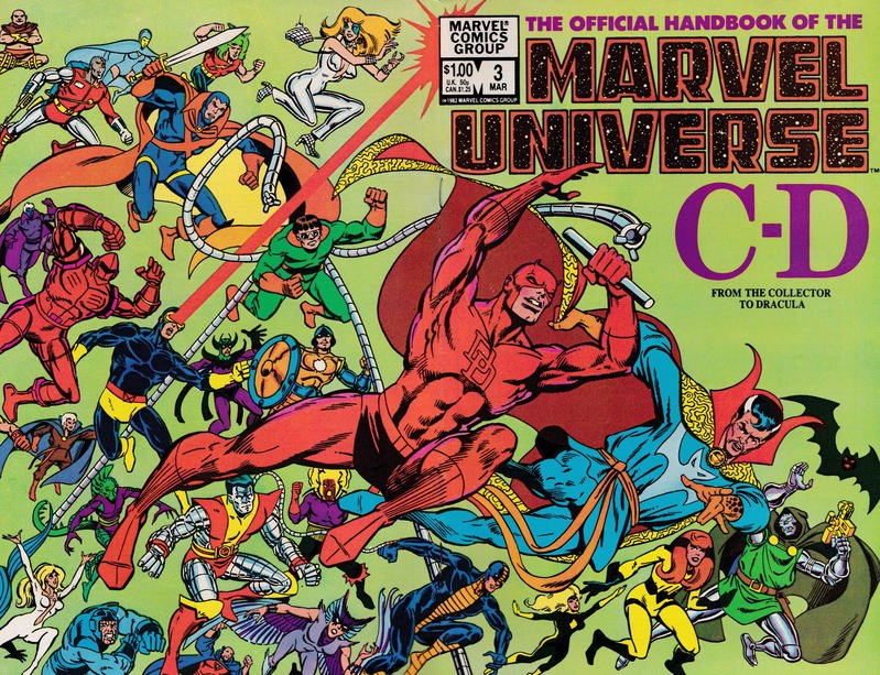 OFFICIAL HANDBOOK OF THE MARVEL UNIVERSE #3