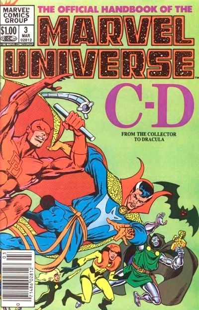 OFFICIAL HANDBOOK OF THE MARVEL UNIVERSE #3B