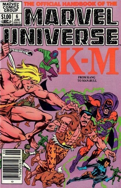 OFFICIAL HANDBOOK OF THE MARVEL UNIVERSE #6B