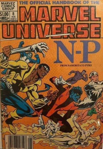 OFFICIAL HANDBOOK OF THE MARVEL UNIVERSE #8B