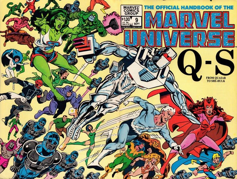 OFFICIAL HANDBOOK OF THE MARVEL UNIVERSE #9