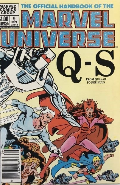 OFFICIAL HANDBOOK OF THE MARVEL UNIVERSE #9B