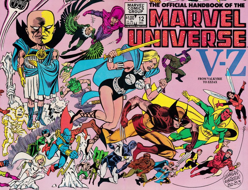 OFFICIAL HANDBOOK OF THE MARVEL UNIVERSE #12