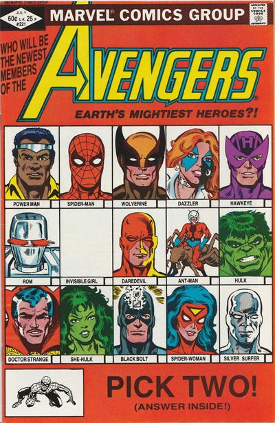AVENGERS #221
