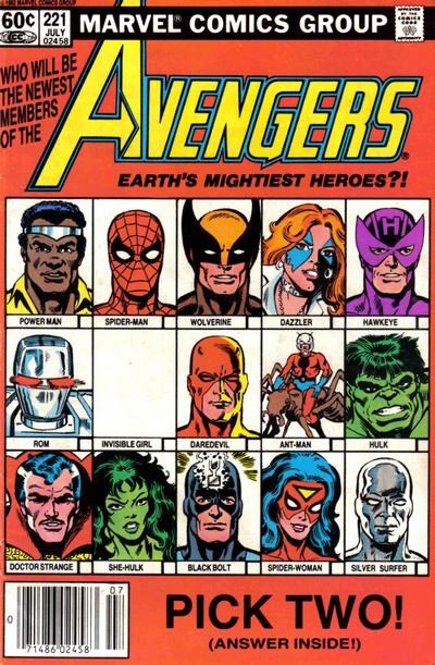 AVENGERS #221B
