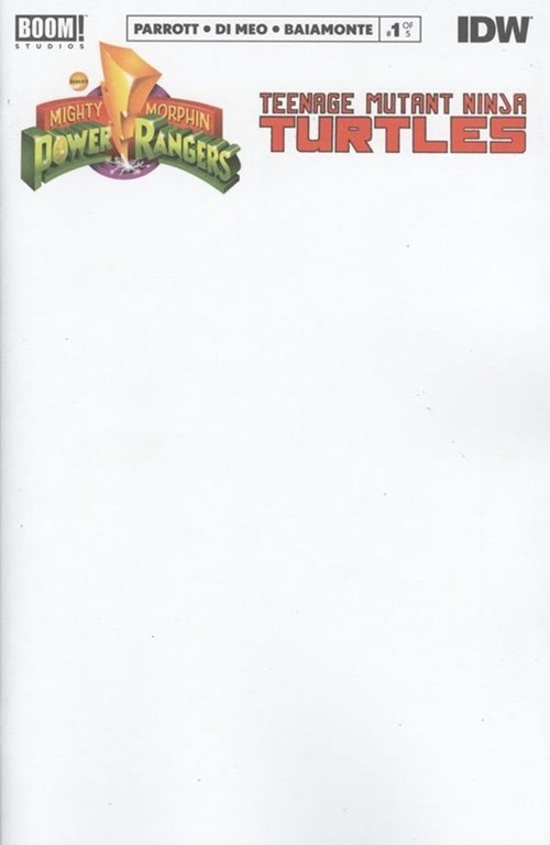 MIGHTY MORPHIN POWER RANGERS/TEENAGE MUTANT NINJA TURTLES #1G