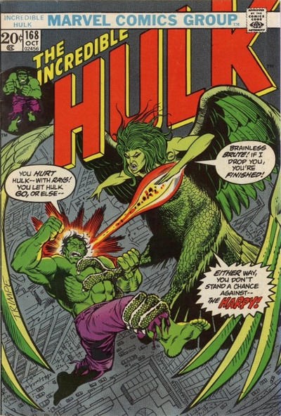 THE INCREDIBLE HULK #168-MJ