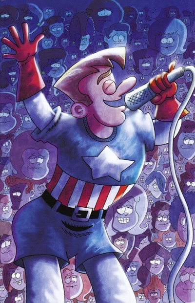 RICH JOHNSTON'S CAPTAIN AMERICAN IDOL #1B