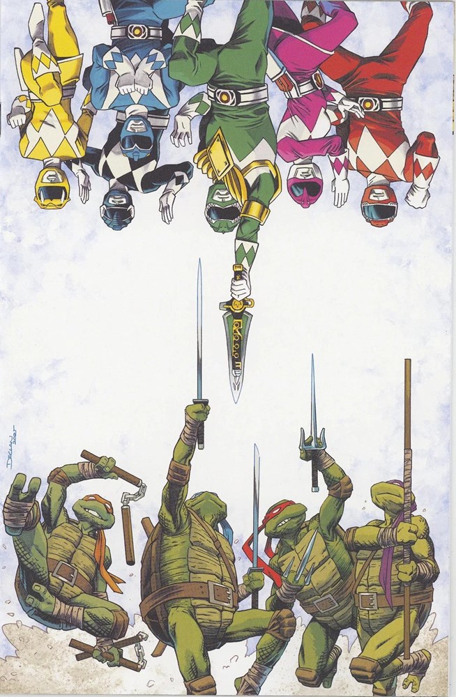 MIGHTY MORPHIN POWER RANGERS / TEENAGE MUTANT NINJA TURTLES III #1-RI-D