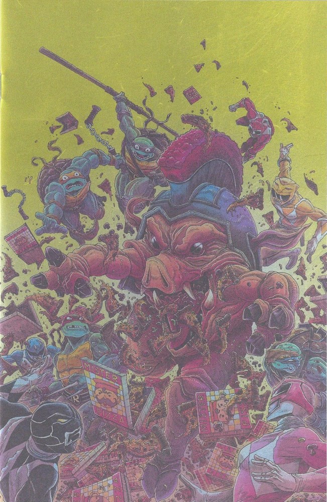 MIGHTY MORPHIN POWER RANGERS / TEENAGE MUTANT NINJA TURTLES III #1-RI-E
